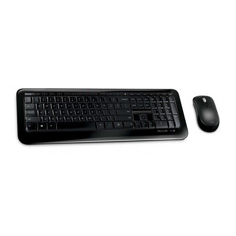 Microsoft | Black | Keyboard and mouse 850 with AES | PY9-00015 | Keyboard and Mouse Set | Wireless | Mouse included | Batteries